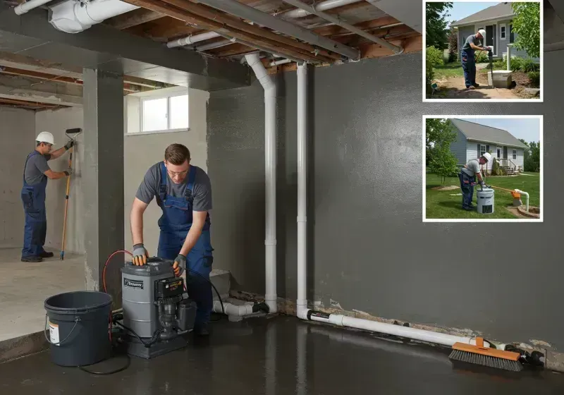 Basement Waterproofing and Flood Prevention process in North Lewisburg, OH